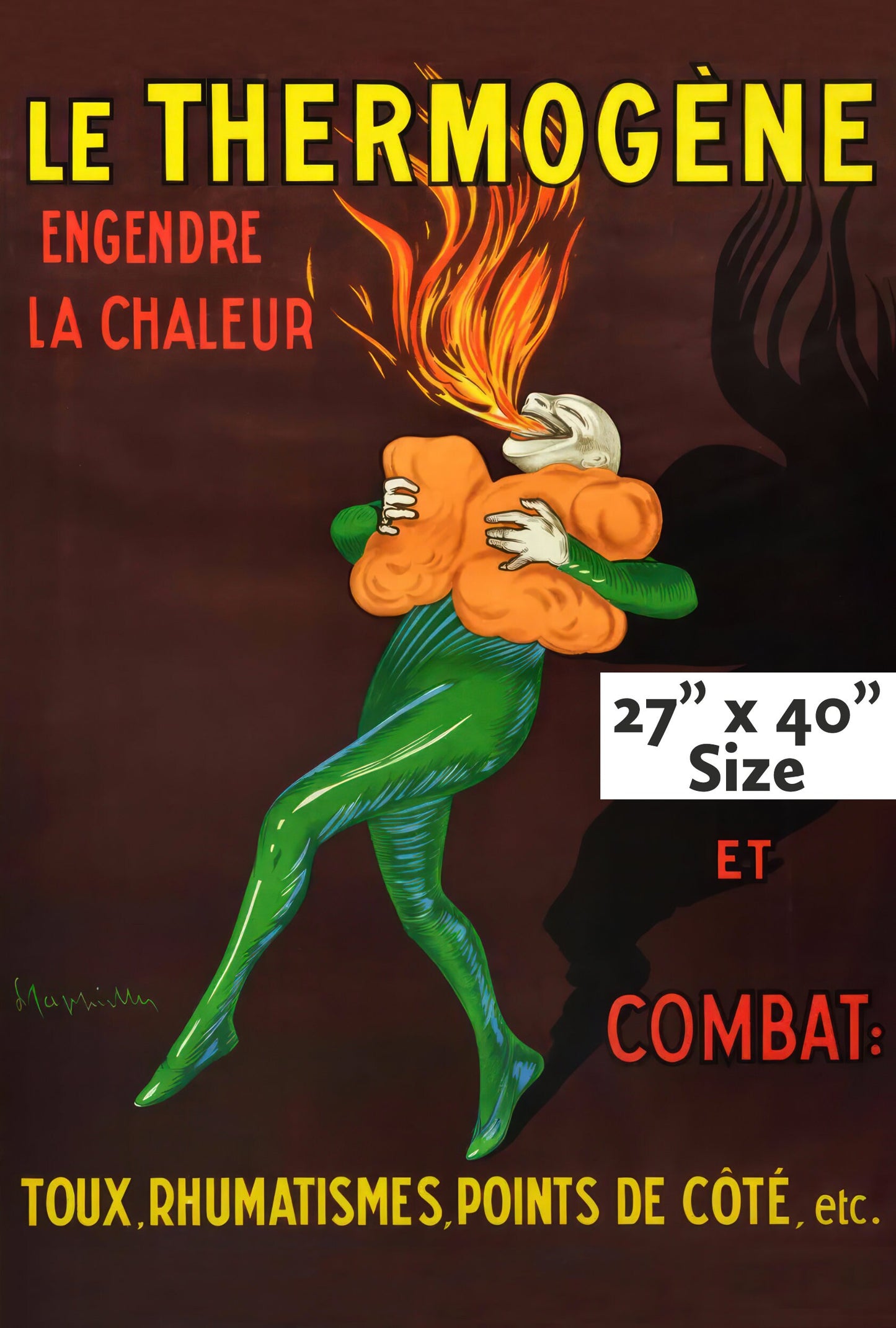 Le Thermogène 1909 - by Leonetto Cappiello