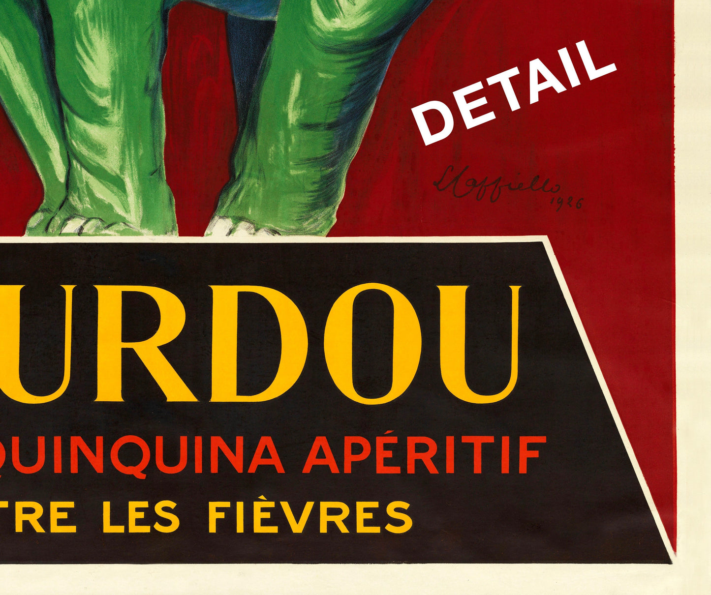 Bourdou Grand Quinquina Aperitif | 1926 | by Leonetto Cappiello