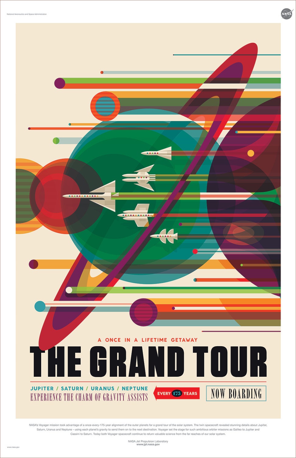 The Grand Tour - Space Tourism Poster