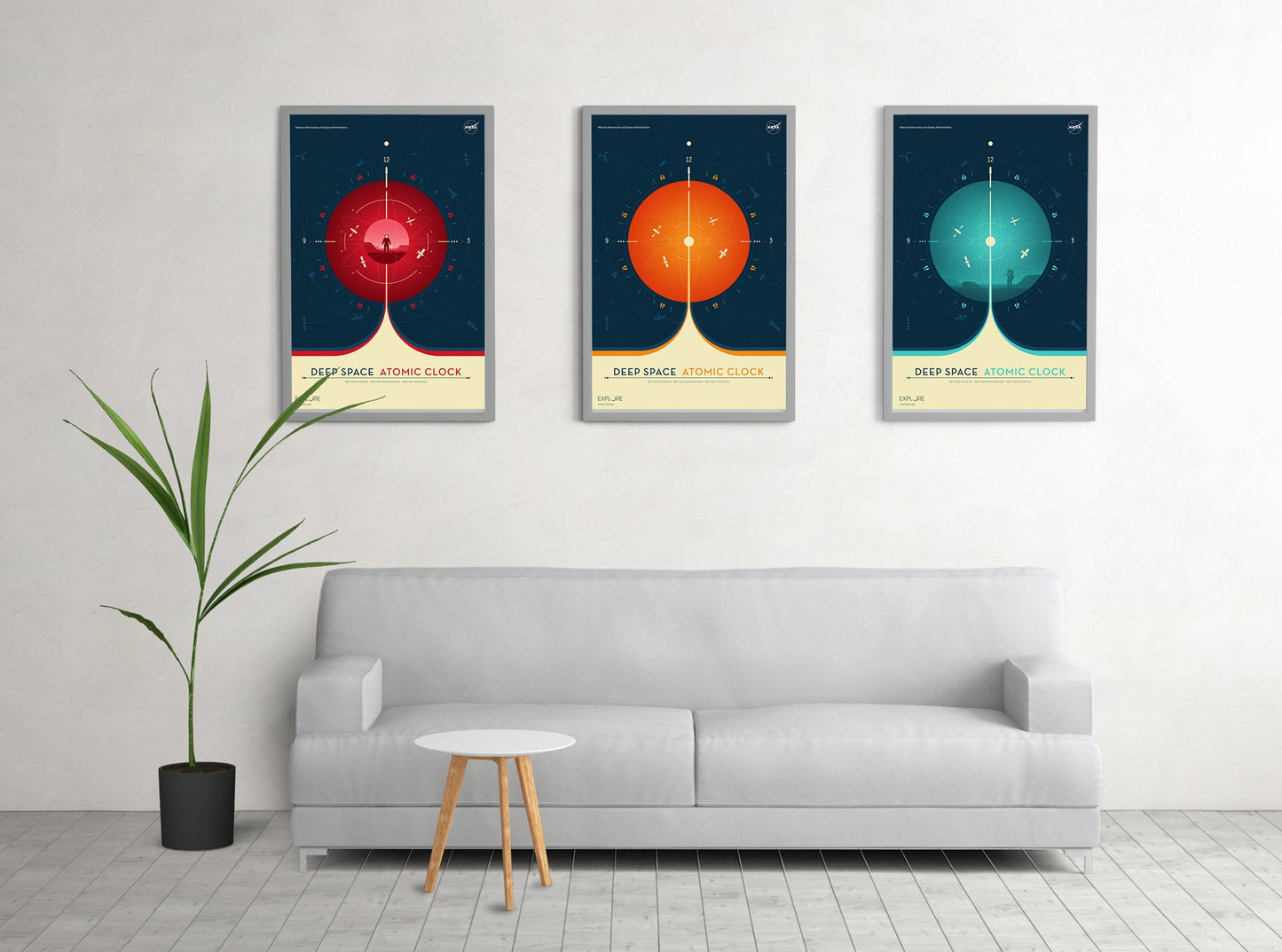 NASA / JPL - Deep Space Atomic Clock Poster Series