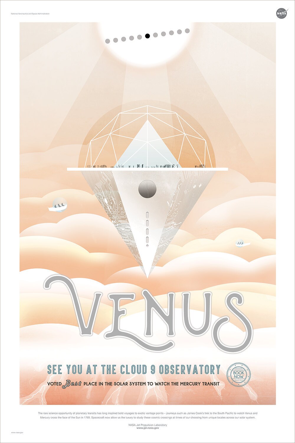 NASA / JPL - VENUS - Space Tourism Poster