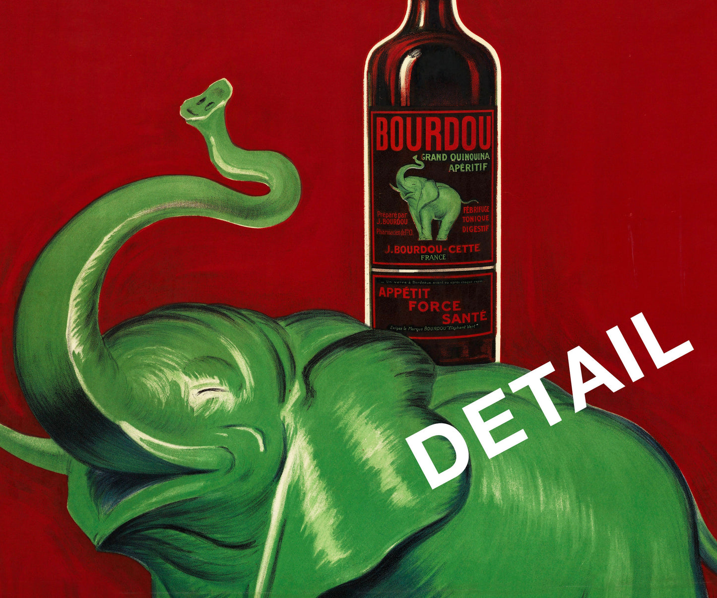 Bourdou Grand Quinquina Aperitif | 1926 |  by Leonetto Cappiello
