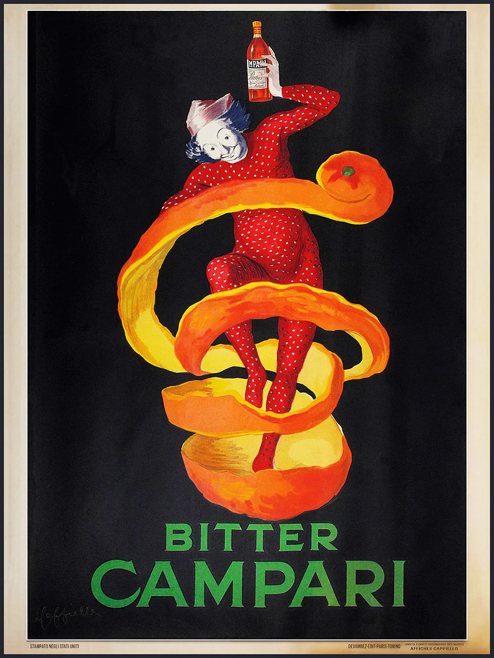 Bitter Compari 1921 by Leonetto Cappiello