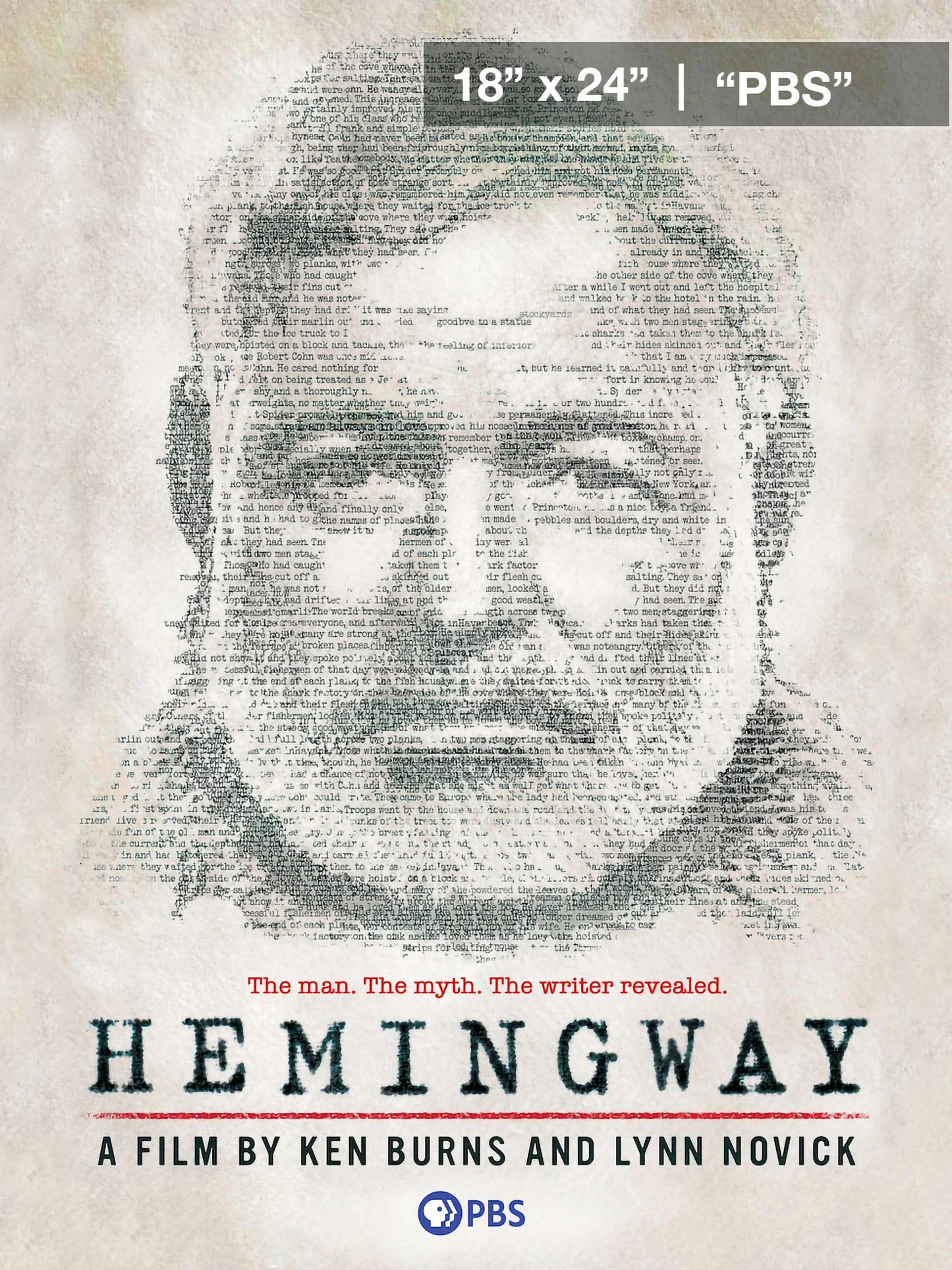 Ernest Hemingway - PBS Documentary Poster