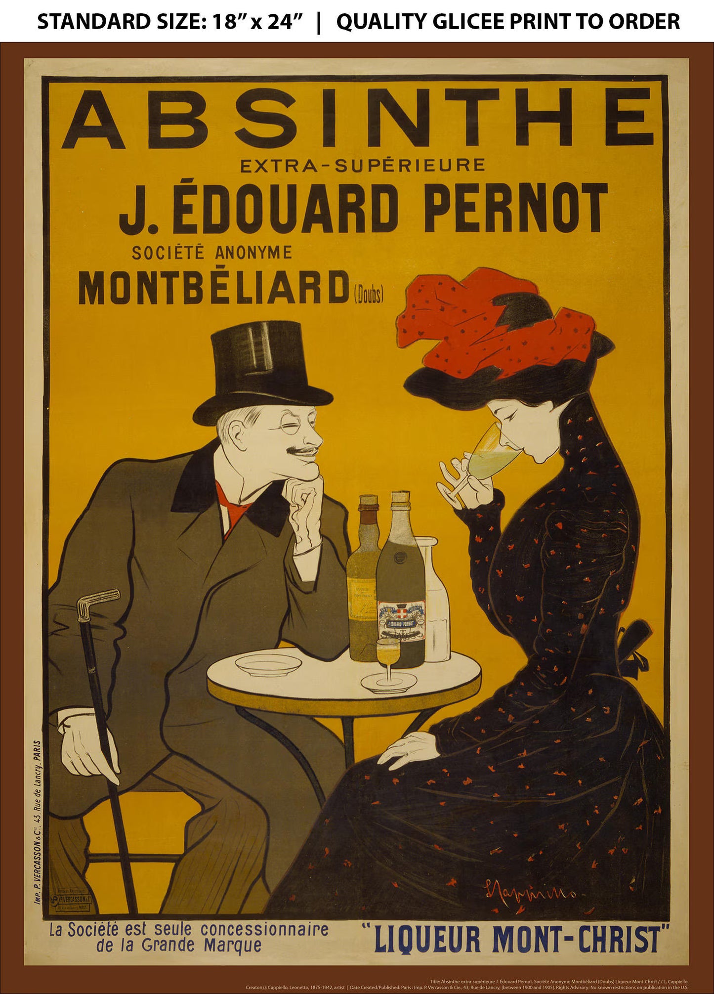 Absinthe Pernot by Leonetto Cappiello