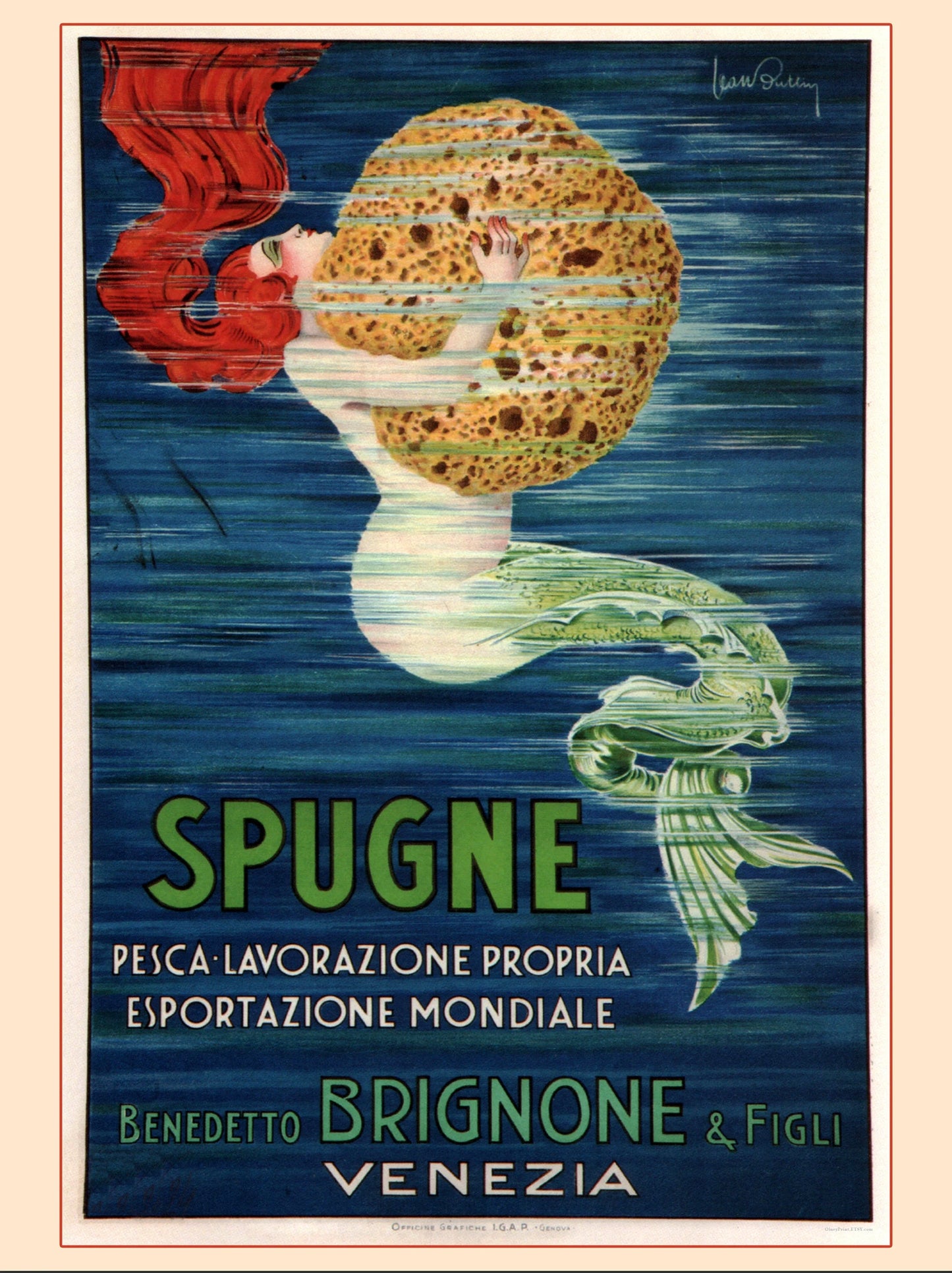 Spugne Mermaid Benedetto Brignone & Figli (Venezia)