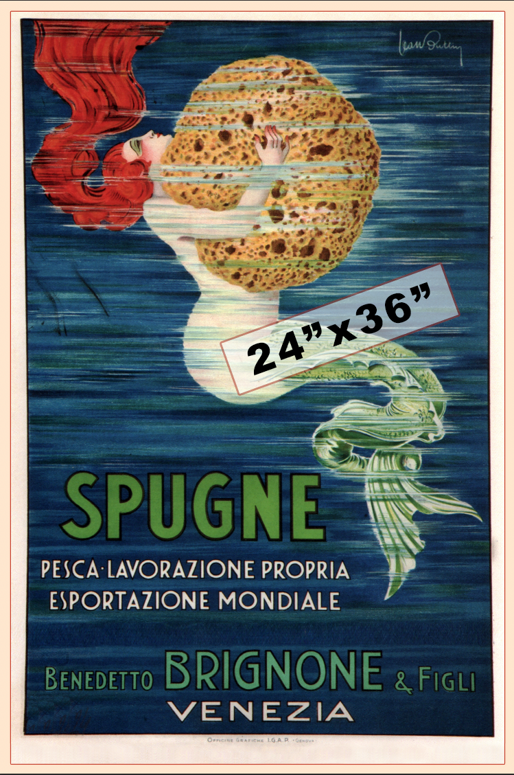 Spugne Mermaid Benedetto Brignone & Figli (Venezia)