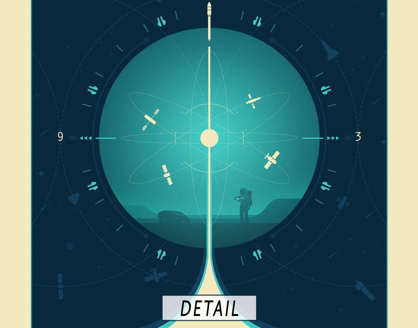 NASA / JPL - Deep Space Atomic Clock Poster Series
