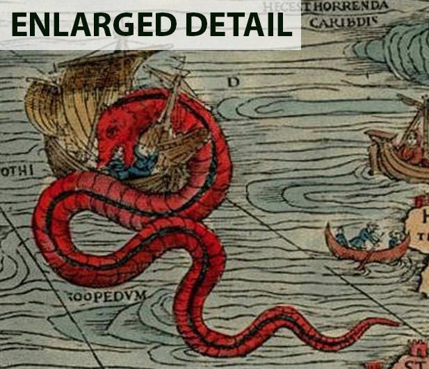The 1539 Carta Marina by Olaus Magnus