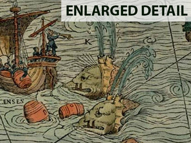 The 1539 Carta Marina by Olaus Magnus