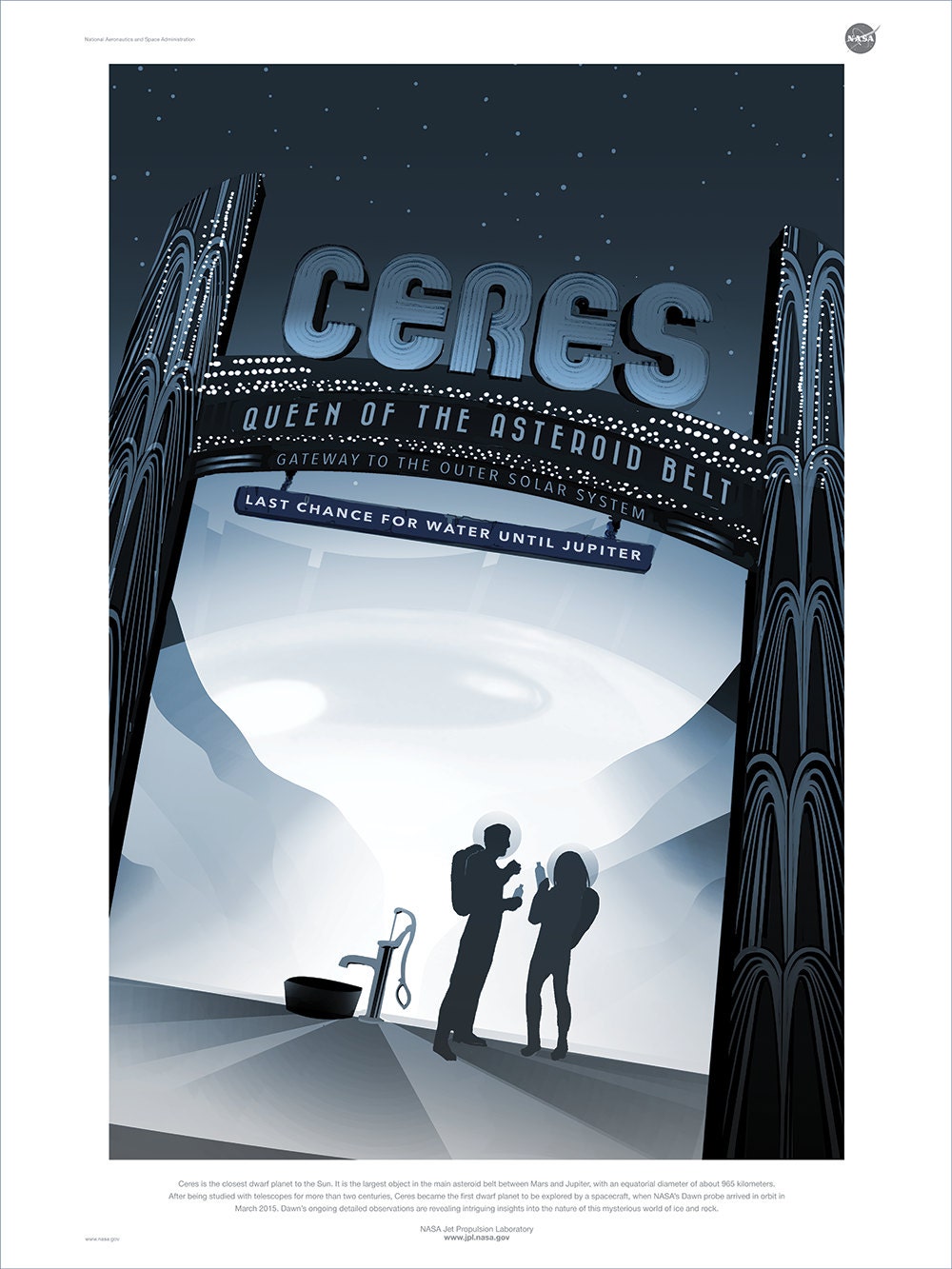 NASA / JPL - CERES - Space Tourism Poster