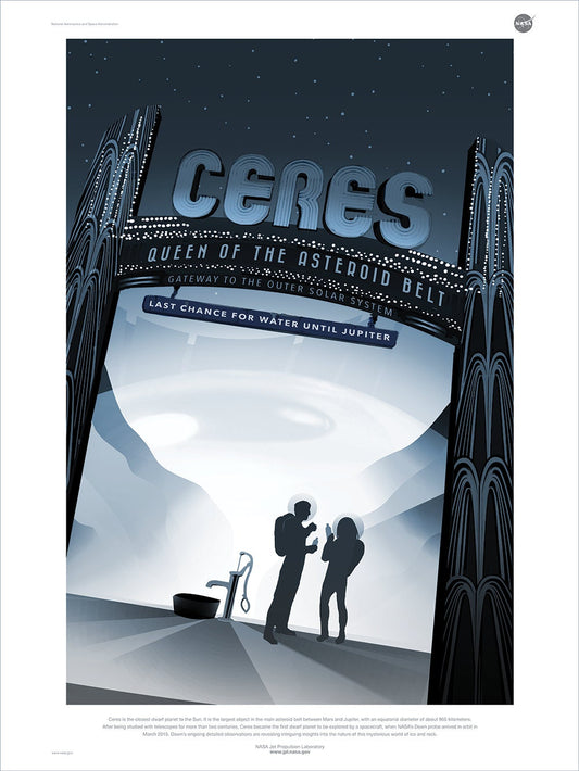 NASA / JPL - CERES - Space Tourism Poster