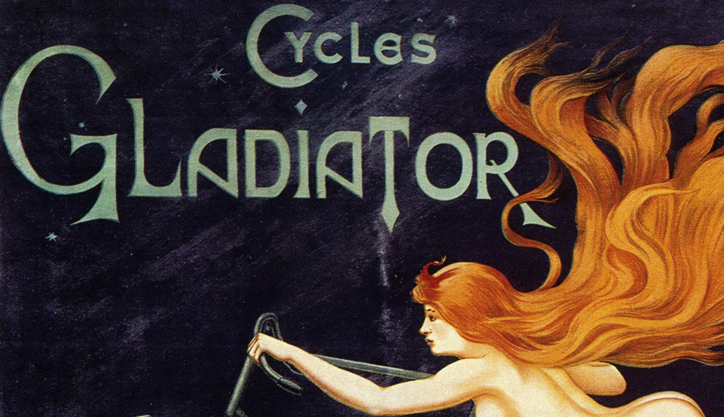 Art Nouveau - Advert - Cycles Gladiator by Georges Massias, 1895