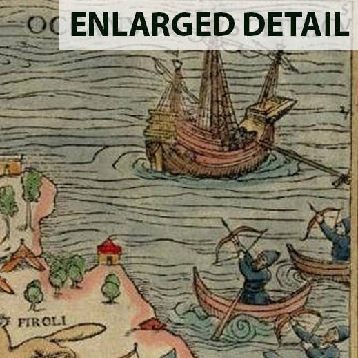 The 1539 Carta Marina by Olaus Magnus