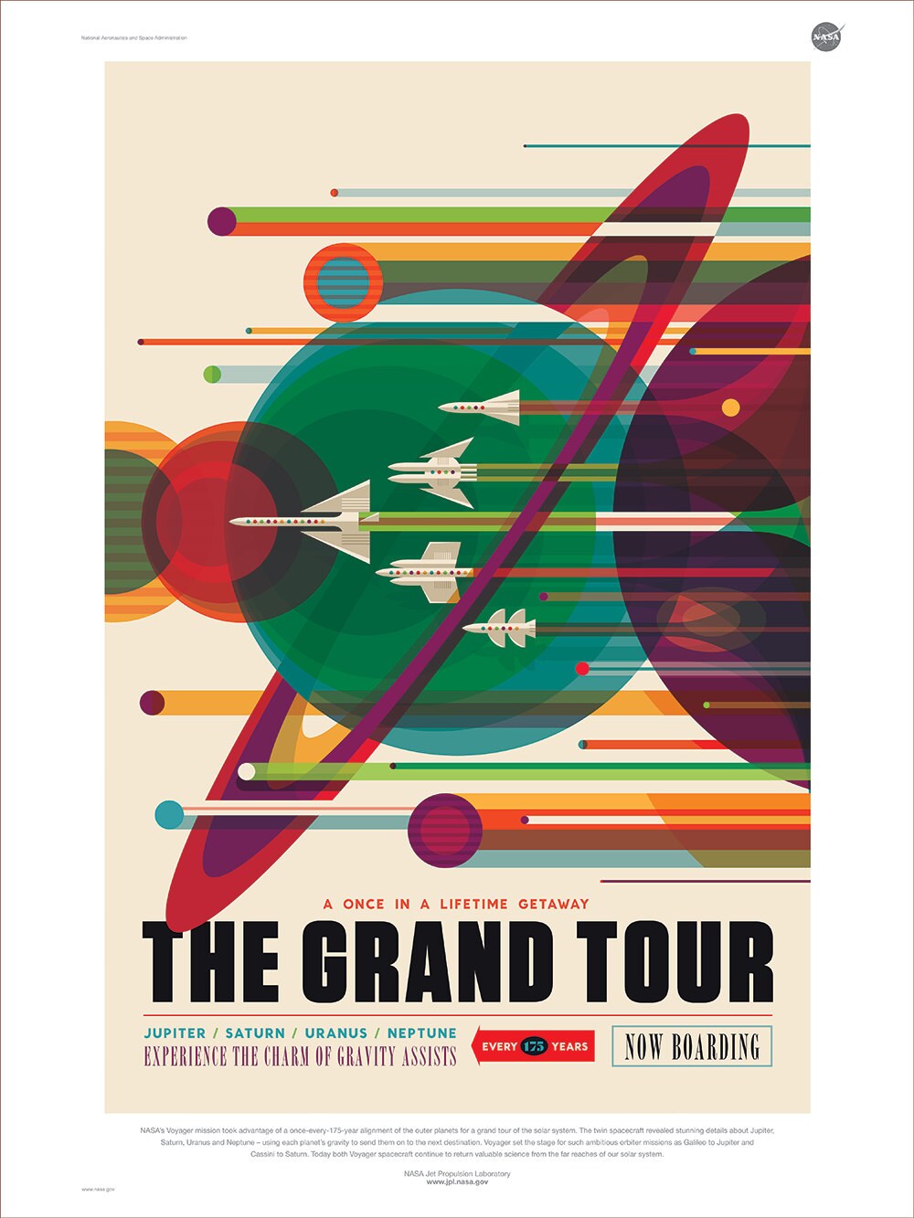 The Grand Tour - Space Tourism Poster