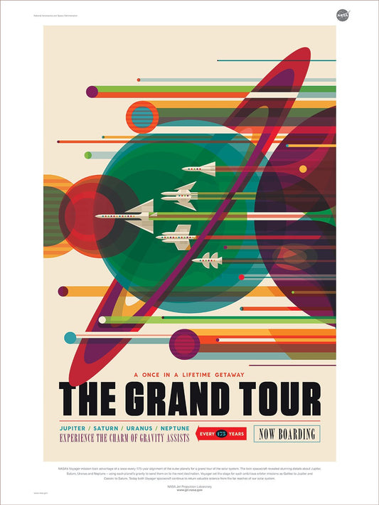 The Grand Tour - Space Tourism Poster