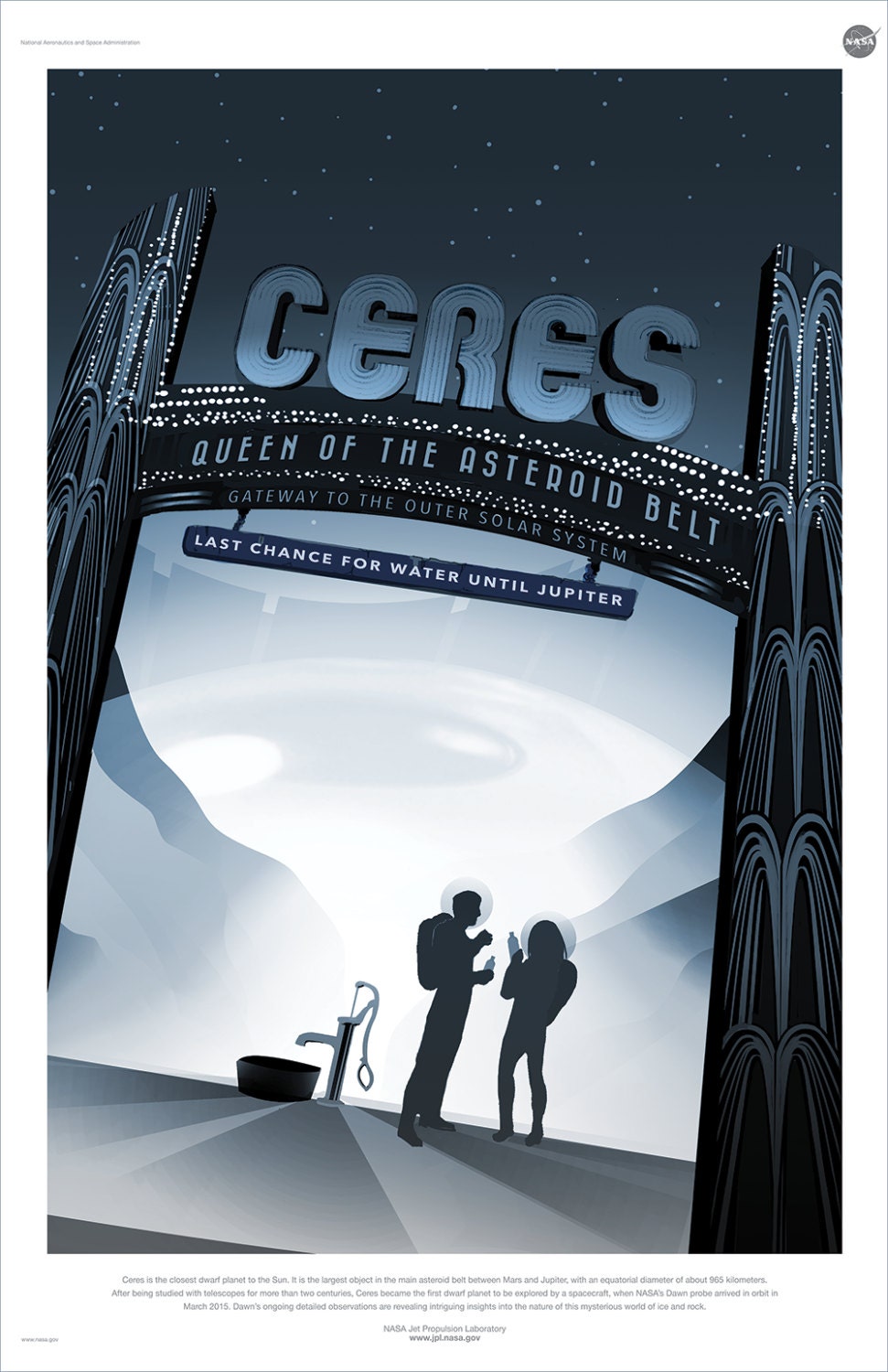 NASA / JPL - CERES - Space Tourism Poster
