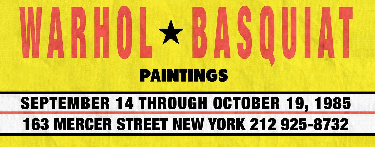 Warhol Basquiat Boxing Poster, 1985